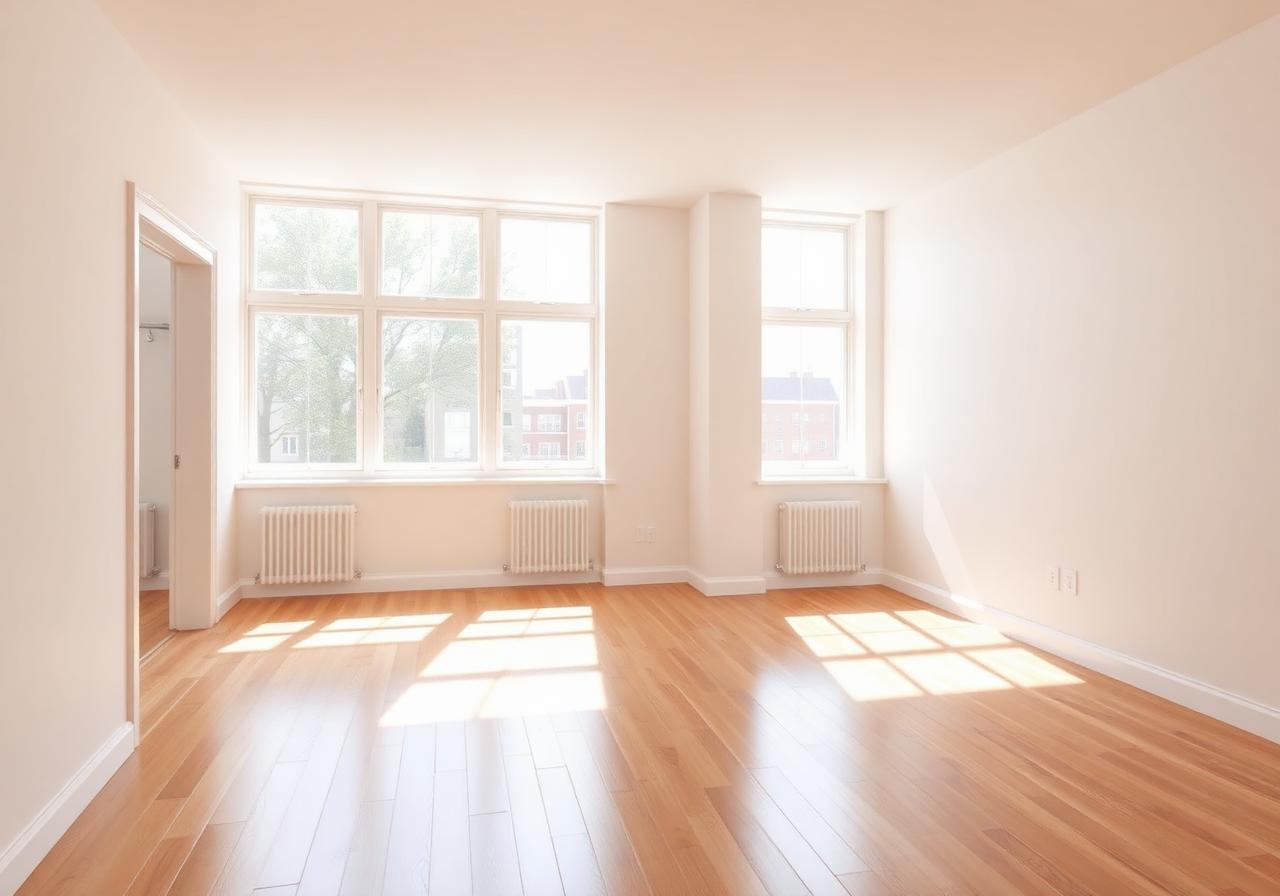Sparkling empty apartment ready for move-in